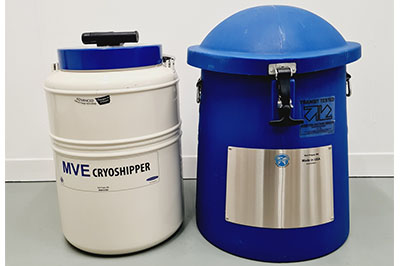 MVE CryoShipper 8.5升容器，帶ShipsLog 3溫度，帶數(shù)據(jù)記錄器